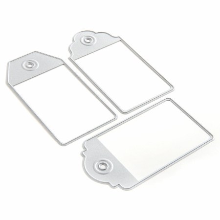 Ножи "Бирки" для Машинки для вырубки и тиснения ОС-5, 3 штуки, 109х148 мм, ОСТРОВ СОКРОВИЩ, 663820, 861-071-015 - Машинки, ножи и маты для вырубки, клише для тиснения