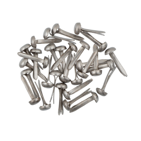 Набор брадсов 4.5 *12 мм 30 шт., цвет серебро (матовое) от "Mr.Painter"