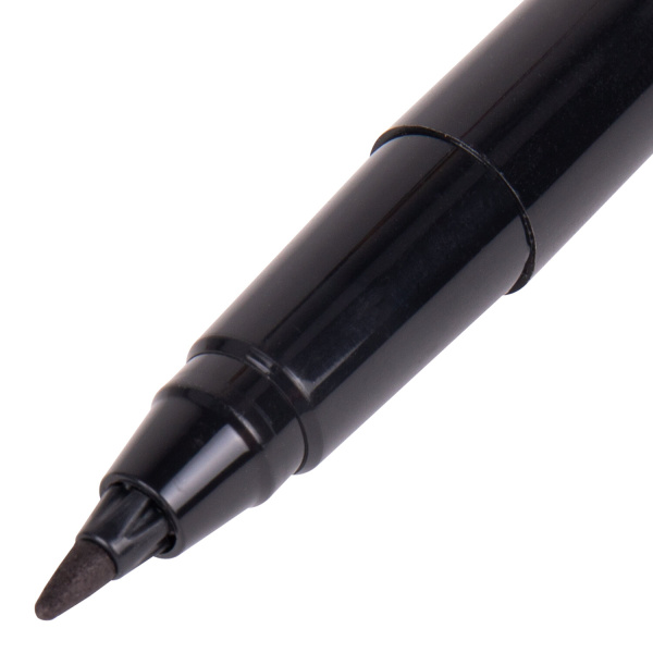 Маркер перманентный BRAUBERG NEW LINE, ЧЕРНЫЙ, круглый наконечник 2 мм, 152209 - Маркеры перманентные