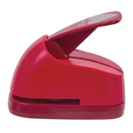 Дырокол фигурный "Сердце", диаметр вырезной фигуры 25 мм, ОСТРОВ СОКРОВИЩ, 227160 - Дыроколы фигурные для творчества