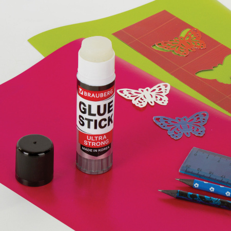 Клей-карандаш BRAUBERG ULTRA STRONG, УСИЛЕННАЯ ФОРМУЛА, 36 г, ЮЖНАЯ КОРЕЯ, 229546 - Клей-карандаш