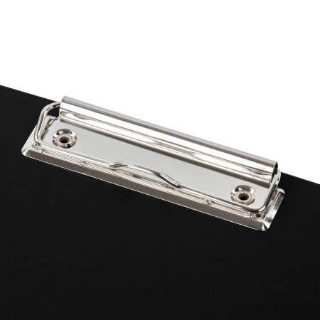 Доска-планшет STAFF "EVERYDAY" с прижимом А4 (225х316 мм), картон/бумвинил, РОССИЯ, черная, 229051 - Планшеты и клипборды