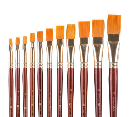 Кисть синтетика Decola плоская № 3 (6,7 мм) - Кисти для декорирования