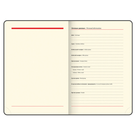 Ежедневник недатированный А5 138х213 мм BRAUBERG "Flex" под кожу, гибкий, 136 л., синий, 111678 - Ежедневники с покрытием "под кожу и ткань"