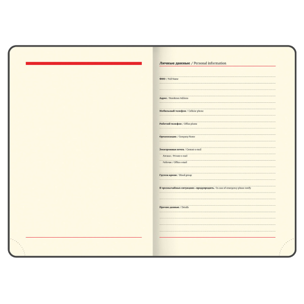 Ежедневник недатированный А5 138х213 мм BRAUBERG "Flex" под кожу, гибкий, 136 л., синий, 111678 - Ежедневники с покрытием "под кожу и ткань"