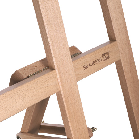 Мольберт напольный из бука, 158х50х87 см, высота холста до 121 см, лакированный, BRAUBERG ART CLASSIC, 192259 - Мольберты