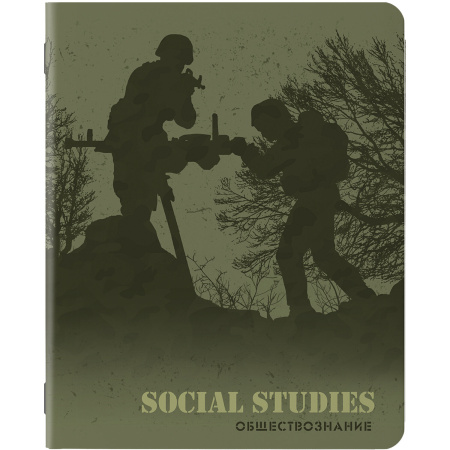 Тетради предметные, КОМПЛЕКТ 10 ПРЕДМЕТОВ, MILITARY, 48 листов, SoftTouch, 70г/м, BRAUBERG, 404032 - Тетради предметные