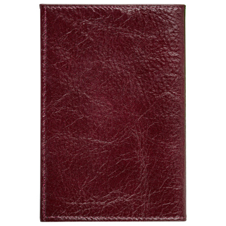 Обложка для паспорта натуральная кожа "Virginia", "Герб", темно-бордовая, BRAUBERG, 237199 - Обложки для паспорта