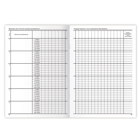 Классный журнал BRAUBERG 1-4 кл., А4, 200х290 мм, твердая ламинированная обложка, офсет, 125140 - Классные журналы