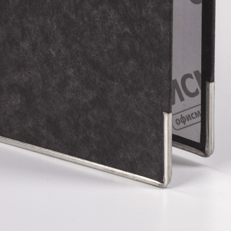 Папка-регистратор ОФИСМАГ, фактура стандарт, с мраморным покрытием, 75 мм, синий корешок, 225583 - Папки-регистраторы с арочным механизмом