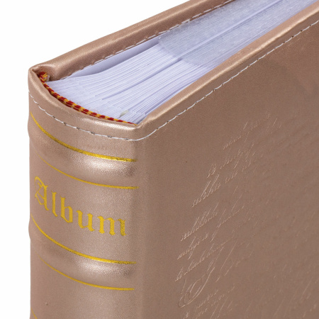 Фотоальбом BRAUBERG "I love you" на 200 фото 10х15 см, под кожу, бумажные страницы, переплет, бокс, 391175 - Фотоальбомы