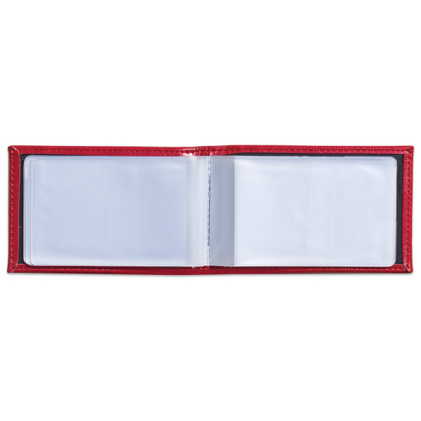 Визитница однорядная BRAUBERG "Imperial", на 20 визиток, под гладкую кожу, бордовая, 231652 - Визитницы и кредитницы однорядные карманные