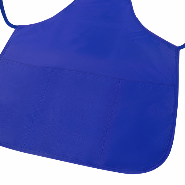 Фартук с нарукавниками для уроков труда ПИФАГОР, 2 кармана, малый, 39х49 см, синий, 270920 - Аксессуары для рисования