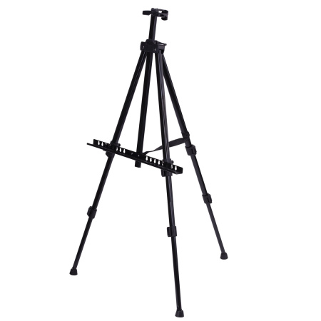 Мольберт-тренога металлический переносной, телескопический, 94х168х89 см, чехол, BRAUBERG ART, 192266 - Мольберты