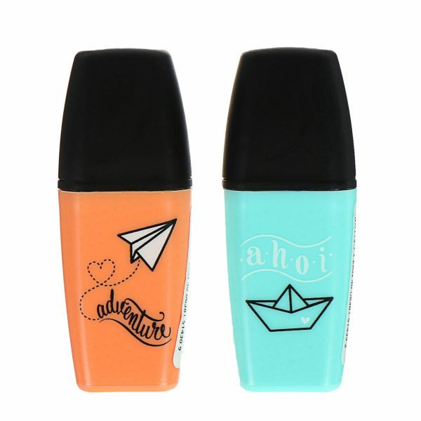 Текстовыделитель STABILO "Boss Mini PastelLove", АССОРТИ В ПЛАСТИКОВОЙ БАНКЕ, линия 2-5 мм, 07/50-07 - Текстовыделители