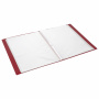 Папка 60 вкладышей BRAUBERG "Office", красная, 0,6 мм, 271329 - Папки с вкладышами (файлами)