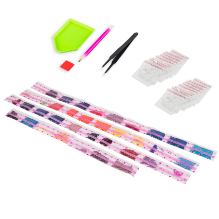 Картина стразами (алмазная мозаика) 40х50 см, ОСТРОВ СОКРОВИЩ "Небо Лондона", на подрамнике, 662592 - Алмазная вышивка