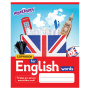 Тетрадь-словарь для записи английских слов А5 48 л., скоба, клетка, ЮНЛАНДИЯ, справка, 403566 - Тетради предметные