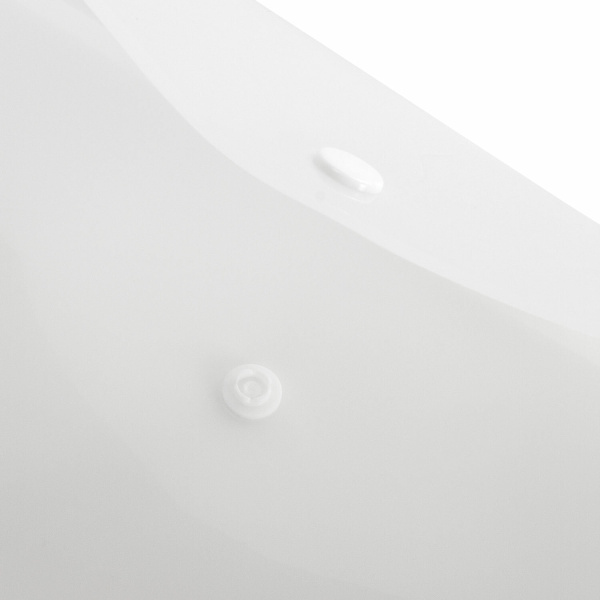 Папка-конверт с кнопкой BRAUBERG А4 до 100 л. матовая прозрачная СВЕРХПРОЧНАЯ 0,18 мм, 270471 - Папки-конверты с кнопкой