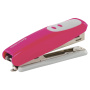 Степлер №10 BRAUBERG "Germanium", до 12 листов, с антистеплером, розовый, ГАРАНТИЯ 5 ЛЕТ, 226567 - Степлеры настольные