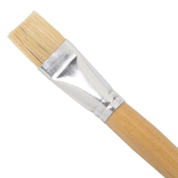 Кисть BRAUBERG, щетина, плоская, № 22, 200207 - Кисти для рисования