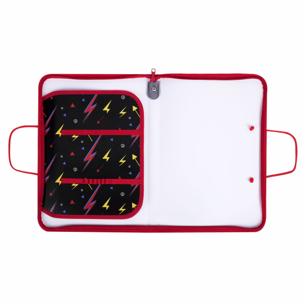 Папка для труда на молнии с ручками ПИФАГОР А4, 1 отделение, пластик, органайзер, "Street Legend", 271473 - Папки для тетрадей и уроков труда