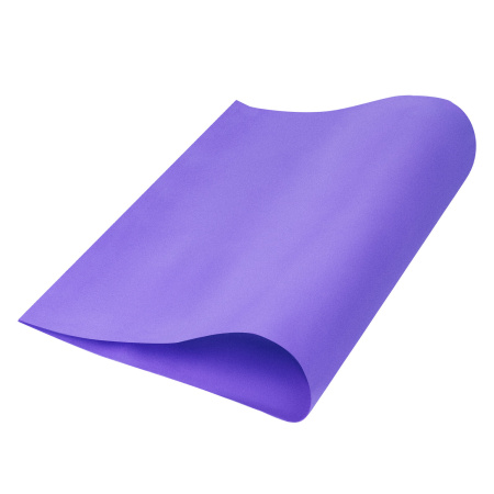 Пористая резина (фоамиран) для творчества, СИРЕНЕВАЯ, 50х70 см, 1 мм, ОСТРОВ СОКРОВИЩ, 661688 - Цветная пористая резина и пластик