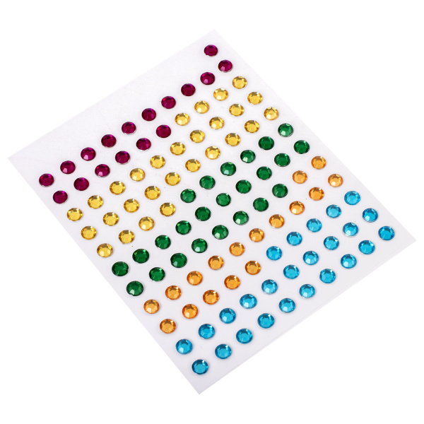 Набор для творчества "Аппликация из страз самоклеящаяся", "На санках", 20х15 см, ЮНЛАНДИЯ, 662378 - Создание аппликаций