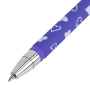 Ручка шариковая BRAUBERG SOFT TOUCH STICK "FRESH ZONE HEARTS", СИНЯЯ, мягкое покрытие, корпус ассорти, узел 0,7 мм, 143700 - Ручки шариковые неавтоматические