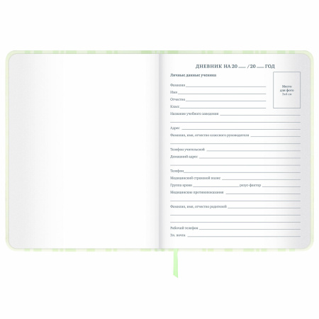 Дневник 1-11 класс 48 л., кожзам (твердая с поролоном), печать, наклейки, BRAUBERG, "Relax", 106190 - Дневники универсальные