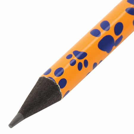 Карандаш чернографитный BRAUBERG "PREMIUM TURKEY", 1 шт., "Paws", НВ, ассорти, дисплей, 181566 - Карандаши чернографитные