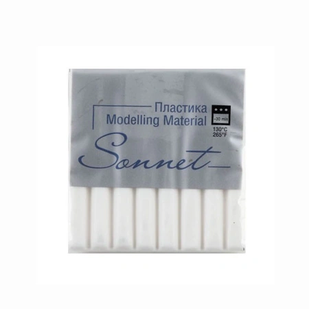 Полимерная глина (пластика) "Сонет" цвет полупрозрачный брус 56 г