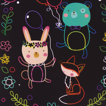 Гравюра магическая "Сова и ее друзья", А5, 2 основы в комплекте, с трафаретом, ЮНЛАНДИЯ, 662689 - Гравюры