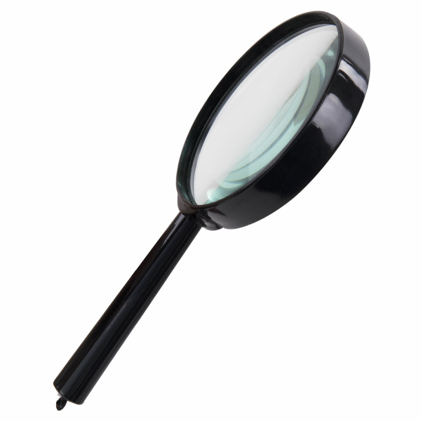 Лупа просмотровая BRAUBERG, диаметр 60 мм, увеличение 6, 451799 - Лупы