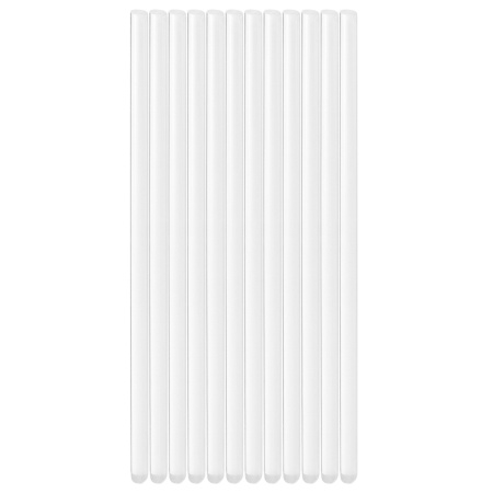 Клеевые стержни, диаметр 7 мм, длина 200 мм, прозрачные, комплект 12 шт., BRAUBERG - Клеевые пистолеты, стержни, ножницы