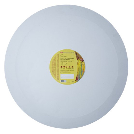 Холст на подрамнике "Сонет", круглый, диаметр 50 см, 280 г/м2, 100% хлопок, акриловый грунт, среднее зерно