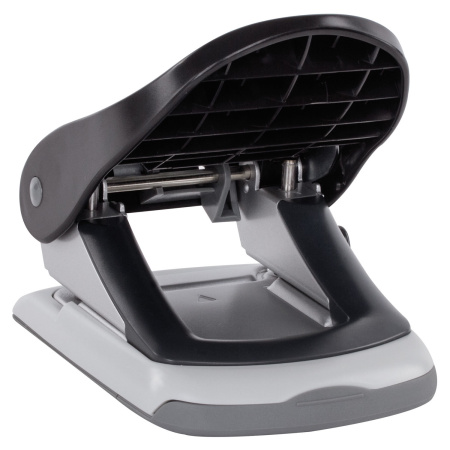 Дырокол BRAUBERG "G-Line", до 40 листов, черный, 224341 - Дыроколы настольные