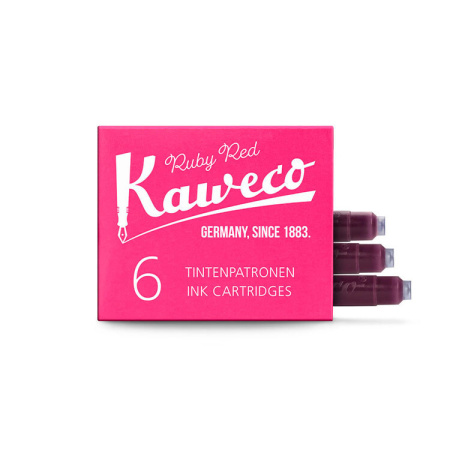 Набор картриджей KAWECO 6шт алый