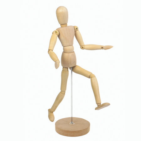 Манекен человека художественный BRAUBERG ART CLASSIC, женский, дерево, высота 51 см., 191292 - Манекены