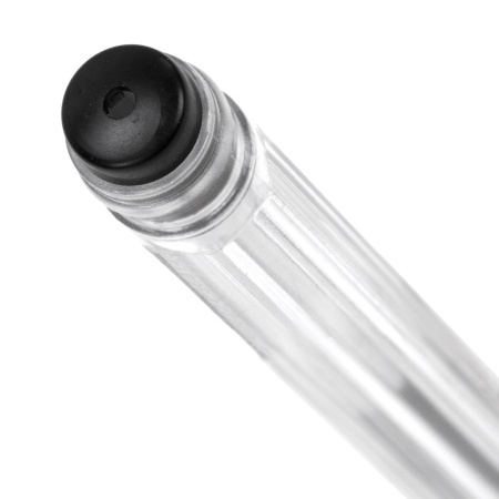 Ручка гелевая BRAUBERG "EXTRA", ЧЕРНАЯ, корпус прозрачный, узел 0,5 мм, линия 0,35 мм, 143900 - Ручки гелевые неавтоматические