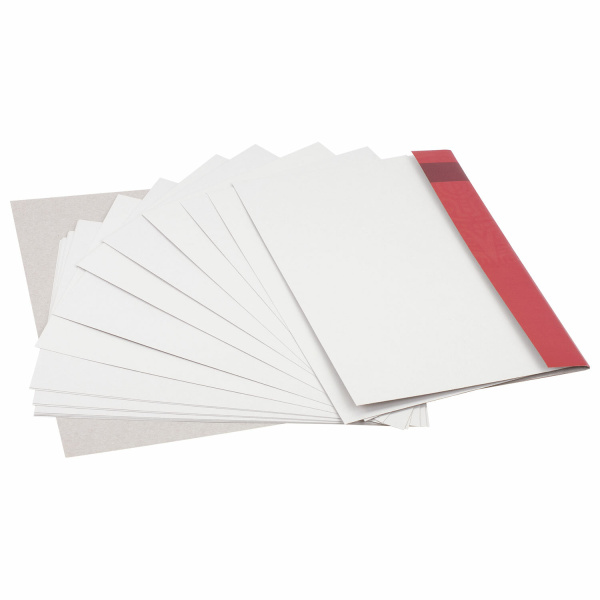 Картон белый А4 немелованный (матовый), 16 листов, в папке, ОСТРОВ СОКРОВИЩ, 200х290 мм, "Цветы", 111314 - Цветной и белый картон