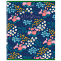 Тетрадь А5, 96 л., BRAUBERG, скоба, клетка, глянцевая ламинация, "Wild Flowers", 404429 - Тетради более 60 листов