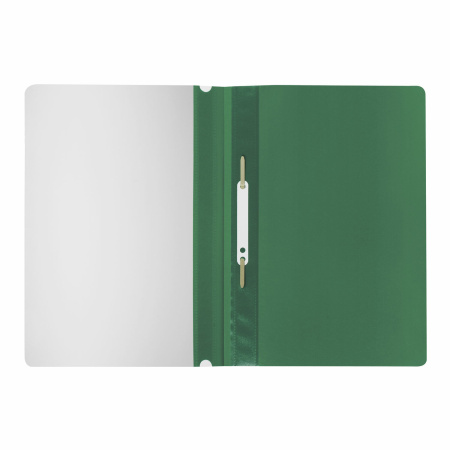 Скоросшиватель пластиковый STAFF, А4, 100/120 мкм, зеленый, 225728 - Папки-скоросшиватели мягкие
