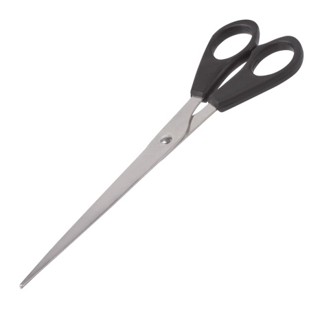 Ножницы STAFF "Basic", 180 мм, чёрные, ПВХ чехол с европодвесом, 236939 - Ножницы универсальные