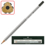 Карандаш чернографитный FABER-CASTELL, 1 шт., "Grip 2001", HB, трехгранный, с ластиком, 117200 - Карандаши чернографитные