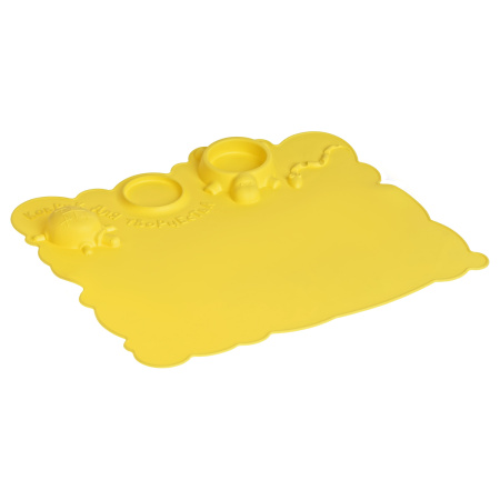 Коврик для творчества Мульти-Пульти силиконовый, желтый, 415*370мм
