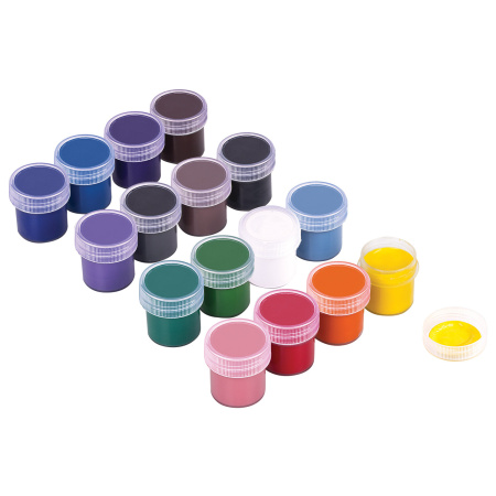 Гуашь BRAUBERG KIDS "NEW", 16 цветов по 10 мл, 192375 - Краски для детского творчества