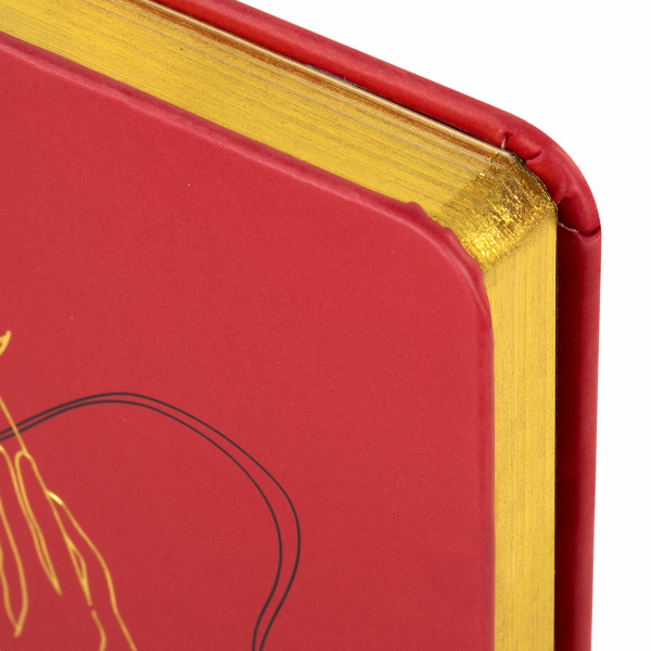 Ежедневник недатированный А5 (138х213 мм), BRAUBERG VISTA, под кожу, твердый, 136 л., "Outline", 111995 - Ежедневники с покрытием "под кожу и ткань"