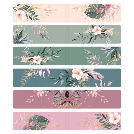 Закладки для книг МАГНИТНЫЕ, "TROPICS", набор 12 шт., 60x20 мм, BRAUBERG, 113172 - Закладки для книг