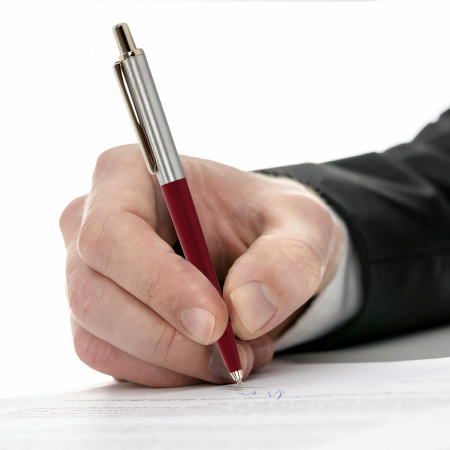 Ручка подарочная шариковая BRAUBERG Soprano, СИНЯЯ, корпус серебристый с бордовым, 0,5мм, 143485 - Ручки бизнес-класса